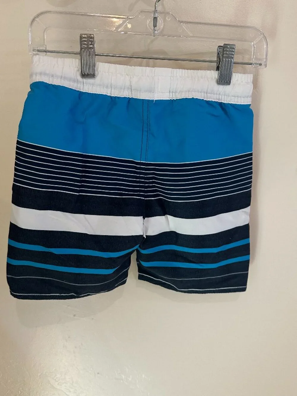 NWT Pumpkin Patch Ethan Striped Board Shorts Hawaiian Ocean UPF 50+ DS